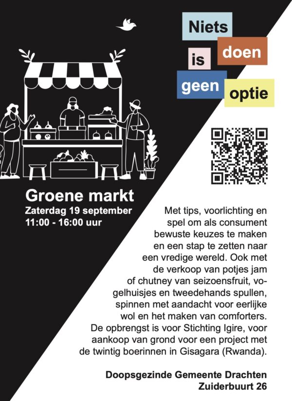 Groene markt … Vredesweek 2027